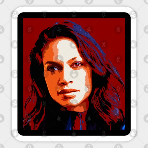 rosario dawson Sticker by oryan80